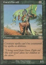 1x Gaea's Herald LP, English MTG Planeshift