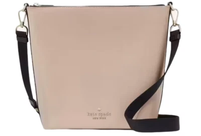 Bolso Bandolera Bolso Cubo Kate Spade New York Chelsea Nylon Mujer Beige Foto 1 de 4
