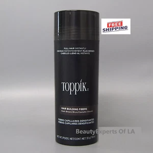 Toppik Dark Brown Giant Size 55gr / 1.94oz NEW ! FRESH, 100% AUTHENTIC - Picture 1 of 4