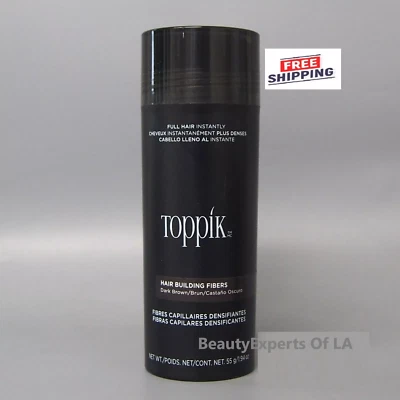 Toppik marrom escuro gigante tamanho 55gr / 1,94oz NOVO! FRESCO, 100% AUTÊNTICO - Imagem 1 de 4