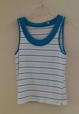 TOP FITNESS DANSKIN TURQUESA Y BLANCO RAYAS TALLA L Foto 1 de 2