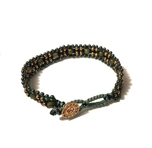 Barong Barong, pulsera alfombra mágica en natural/negro, plata, dorado, brazalete - Imagen 1 de 1