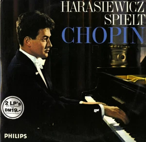 2LP Philips H71AX-218 Maroon Lbl HARASIEWICZ Piano CHOPIN Etudes Waltzes Sonata - Picture 1 of 3