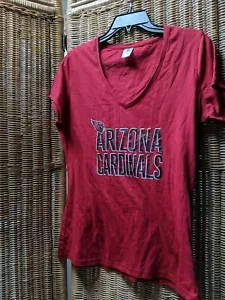 NFL Team Apparel Arizona Cardinals T-shirt Womens Large Red Sleepwear NWOT - Picture 1 of 6
