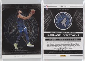 2019-20 Panini Noir Icon Edition /99 Karl-Anthony Towns #107