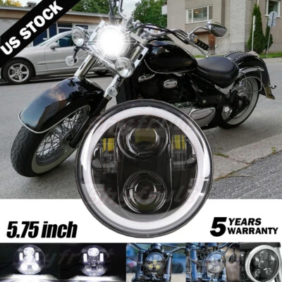 5.75 LED Headlight For Suzuki Intruder Volusia VS VL 700 800 1400 1500 Boulevard - Imagem 1 de 4