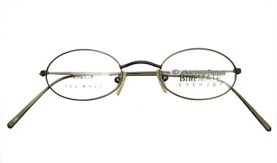 Marco de gafas de titanio puro para hombre óptico ovalado adulto pequeño/niño 44-22 plateado nuevo Foto 1 de 4