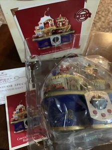 Hallmark Holiday Ornament Circus Mountain Railroad Light Sound Motion Christmas - Picture 1 of 9