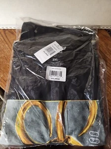 Marvel Loki T-shirt Men's Size XX-Large Black Graphic Tee Gold Horns MCU Comics - Picture 1 of 4