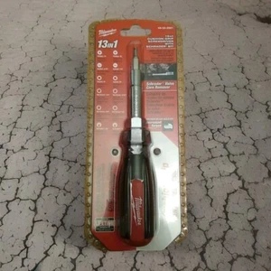 Milwaukee 48-22-2881 13in1 Cushion Grip Schraubendreher mit Schrader Bit - Bild 1 von 9