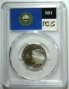 2000-S 25C State Quarter New Hampshire PCGS PR69 DCAM 90% Silver 21loto1230 - Picture 1 of 2
