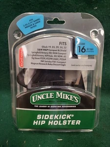 Uncle Mike's Sidekick Hip Holster Size 16 3.25"-3.75" Barrel Medium/Large Frame  - Picture 1 of 4