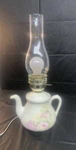 Floral Teapot Lamp - Picture 1 of 4