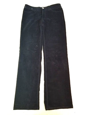 Pantalones Mujer-AZUL CHRISTOPHER-negro Pana Algodón "Elástico" Bota Pierna-12 Foto 1 de 4