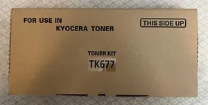 Cartucho de tóner láser negro compatible con TK-677 para impresora Kyocera-Mita - Imagen 1 de 4