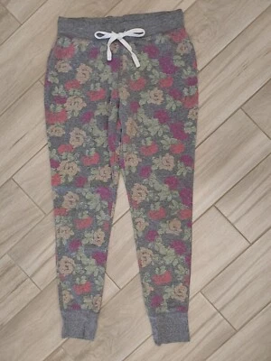 Pantalón pijama jogger cintura elástica floral gris jaspeado Xhilaration.    Talla SP Foto 1 de 4