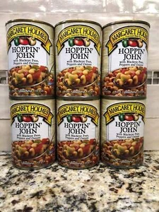 6 CANS Margaret Holmes Hoppin’ John blackeye peas peppers 14.5 oz Can - Picture 1 of 5