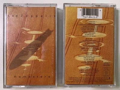 LED ZEPPELIN Remasters Cassette Tapes INDIA ISSUE (1990) 2 Tape Set  RARE Tested - Image 1 of 4