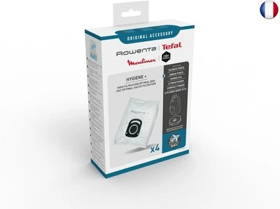 VISITER LA BOUTIQUE ROWENTA Rowenta Lot de 4 sacs Hygiène+, Compatibles avec les aspirateurs traineau