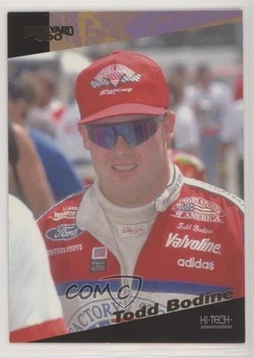 1995 Hi-Tech Brickyard 400 Gold Foil Todd Bodine #64 - Image 1 of 2