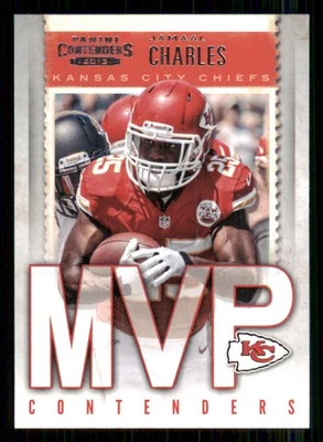 2013 Panini Contenders MVP Contenders #6 Jamaal Charles - Image 1 of 2