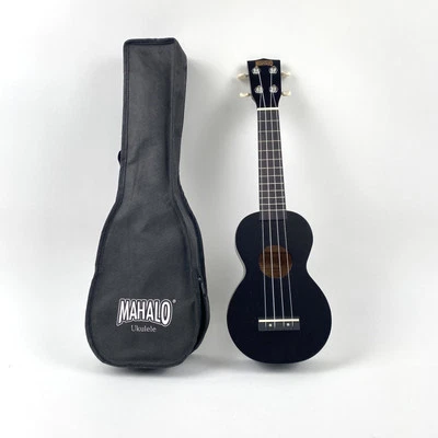 Mahalo Black 4 String Ukulele MK1Ptbk - Image 1 of 4