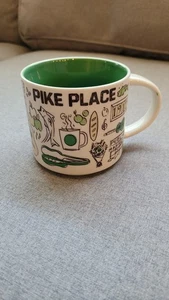Tazza caffè Starbucks PIKE PLACE Been There serie spilla collezione goccia 14 oz BWC19 - Foto 1 di 4
