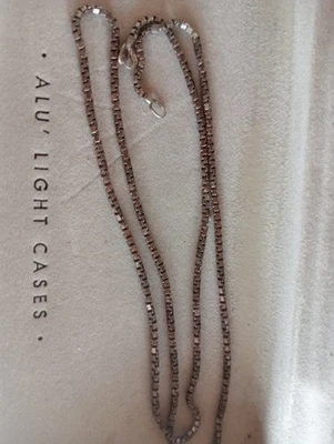 Collana Catenina Argento 925 Unisex Uomo Donna  - Immagine 1 di 3