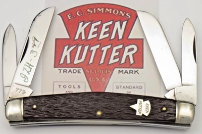 Cuchillo de Congreso Keen Kutter Mediano Cuatro Hojas Años 50 De Colección - Sin Usar Casi Como Nuevo Foto 1 de 4