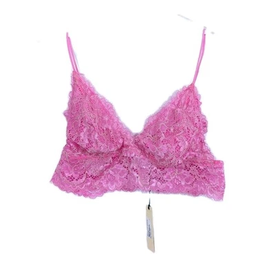 Bralette Cosabella Pret a Porter Grande Nuevo Mujeres Sin Alambres Top Rani Rosa Encaje Foto 1 de 4