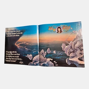 John Lodge Moody Blues Natural Avenue 24.5x12.5 Promo Vintage 1977 Dragons Way - Picture 1 of 7