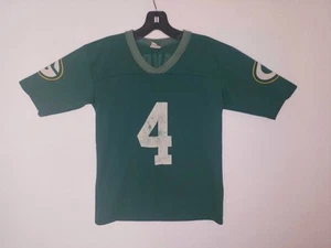 Vintage Brett Favre #4 Green Bay Packers Youth Medium 10/12 Jersey Green - Picture 1 of 10