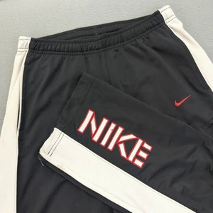 Vintage Nike Pants Boys Large 14-16 Track Athletic Warm Up Swoosh Ankle Zip Y2K - Picture 1 of 17