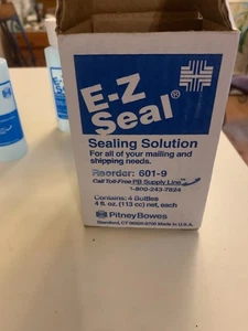 Pitney Bowes 601-9 E-Z Seal 4 Fl. Oz Bottle 4 Pack - Picture 1 of 2