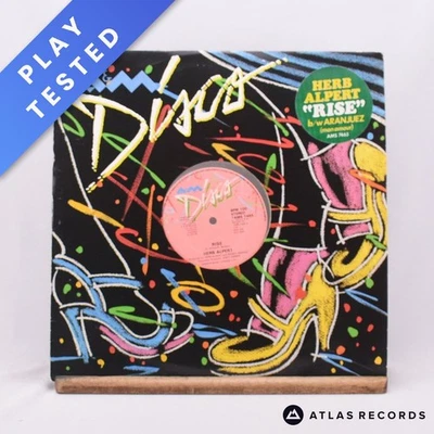 Herb Alpert Rise Die-Cut Sleeve Clear 12" Single Vinyl Record AMS 7465 - EX/VG+ - Image 1 of 4