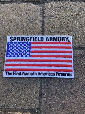 Springfield Armory The First Name In American Firearms Patch 3” x 4.5” New - Image 1 of 2
