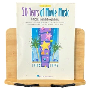 Hal Leonard: 50 Years of Movie Music Violin Sheet Music Booklet Fifty Songs - Picture 1 of 7