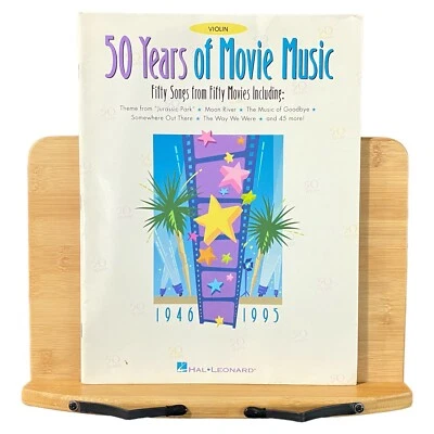 Hal Leonard: 50 Years of Movie Music Violin Sheet Music Booklet Fifty Songs - Image 1 of 4