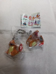 Unused Charizard Pokemon double keychain banpresto Figure Key Holder Japan 8959 - Picture 1 of 8