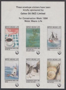 NEW ZEALAND 1990 SESQUI CINDERELLA M/S USED (ID:73/D5062) - Picture 1 of 1