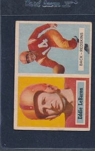 1957 Topps #001 Eddie LeBaron Redskins Fair 57T1-42016-1 - Bild 1 von 1