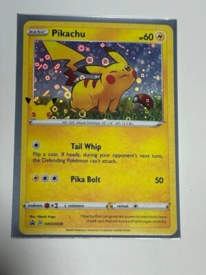 Pikachu SWSH039 SWSH: Sword & Shield Promo Cards Holo - Image 1 of 4
