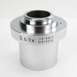 LEICA 541007 0.63X C-MOUNT 37MM MICROSCOPE CAMERA ADAPTER FOR MZ SERIES - Picture 1 of 4