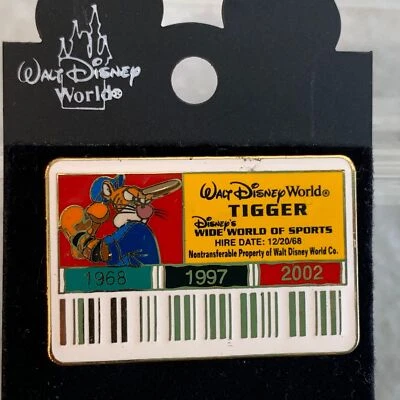 Walt Disney World Trading Pin Cast ID Tigger 2002 Limited Edition Wide Sports - Image 1 of 3