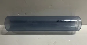 Spears 3" x 16" Schedule 80 PVC Clear Grove and Slip Socket Nipple New - Picture 1 of 4