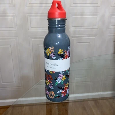 Vera Bradley Botella de Agua Aislada de Acero Inoxidable, 25 Oz. Viaje Deportes Trabajo Foto 1 de 4
