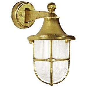 Ship light outdoor wall light outdoor lamp brass 230V E27 max. 60W Moretti - Picture 1 of 1