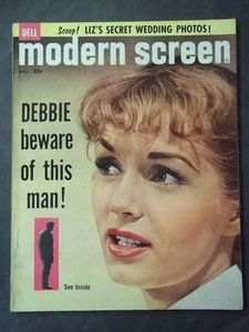 Vintage Modern Screen Magazine August 1959 - Debbie Reynolds cover - Picture 1 of 4