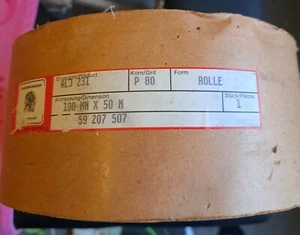 Rolle  Schleifpapier,100mm X 50m,Körnung P 80  - Bild 1 von 3