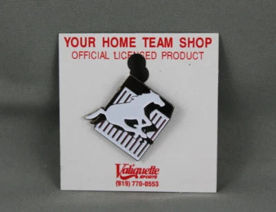 Calgary Stampeders Pin (VTG) - Diamond Pin Design - Stamped Pin - Image 1 of 3